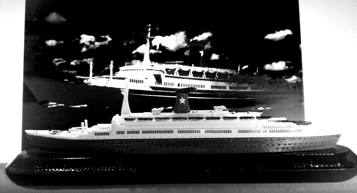 Angelina Lauro ex Oranje , scale 1:1250 flotta Lauro 1966/79