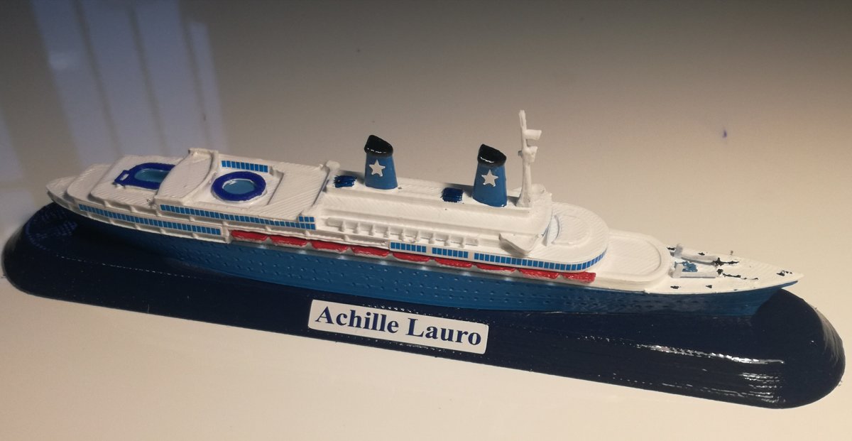 Achille Lauro ex. Willem Ruys 1:1250 Flotte Lauro 1946 - 1994