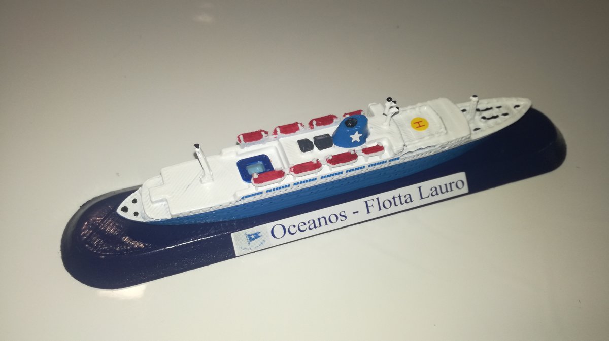 FLOTTA LAURO modello m/v Oceanos scala 1 1250 Epirotiki Line Grecia