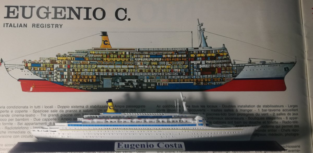  Eugenio Costa ,  model ship scale 1 1250