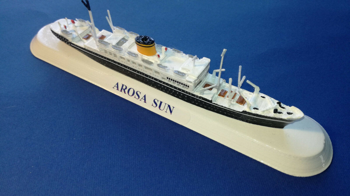 AROSA LINE Emigrant Ship model ship sc1 1250 Ship Arosa Sun , Arosa Star and Arosa Kulm
