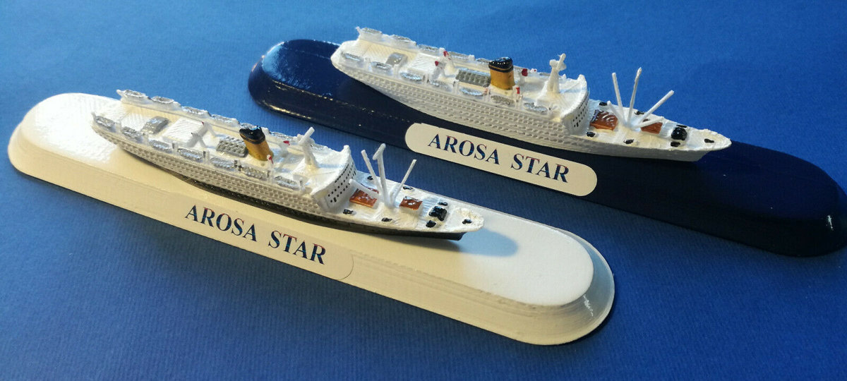 AROSA LINE Emigrant Ship model ship sc1 1250 Ship Arosa Sun , Arosa Star and Arosa Kulm