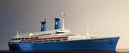 Model Ship Achille Lauro ex Willem RuysLimited Edition “Dark Blue”scale 1:1250 